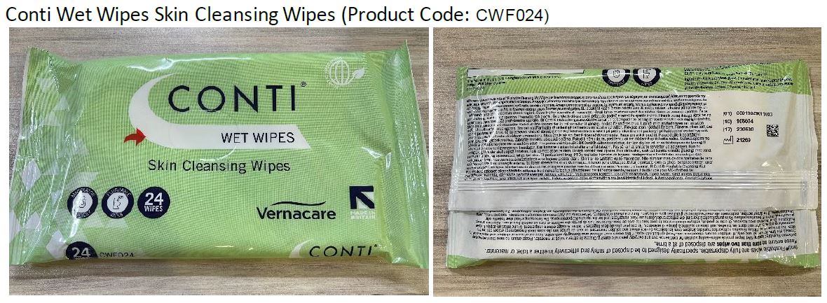 Conti Wet Wipes Skin Cleansing Wipes