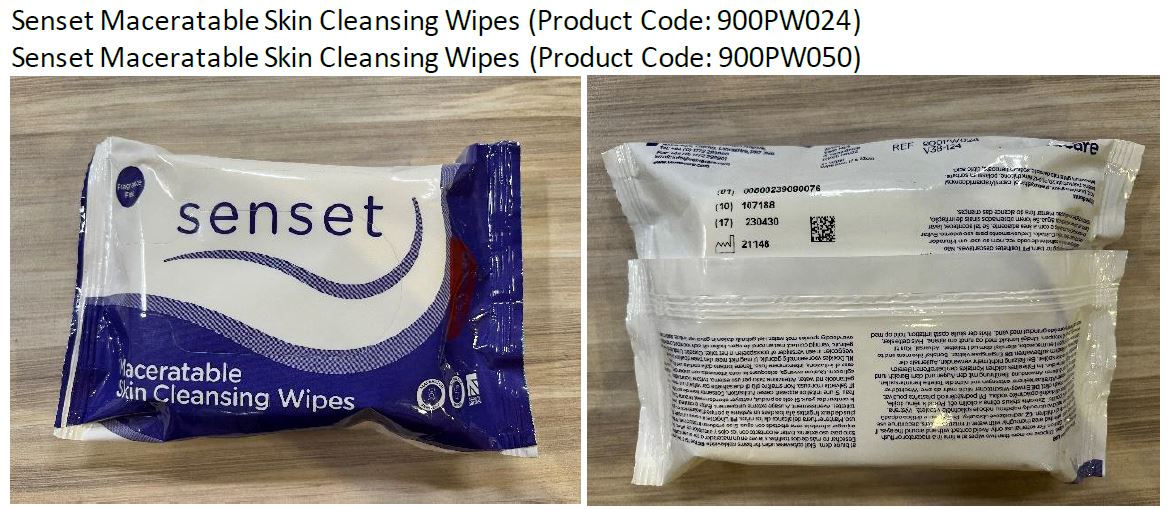 Senset Maceratable Skin Cleansing Wipes